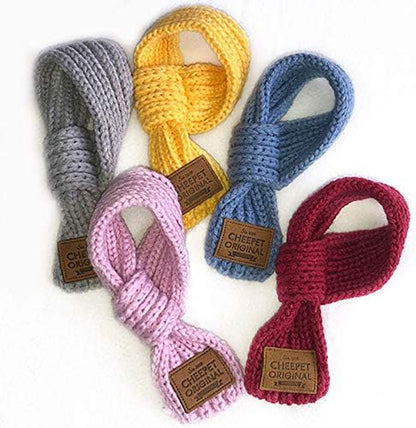 Buddy Christmas Pet Dog Scarf Winter Warm Puppy Knit Scarf Cute Teddy Neck Warmer Bandana